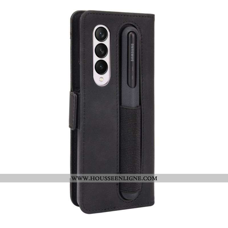 Housse Samsung Galaxy Z Fold 3 5G Classe Première Porte-Stylet