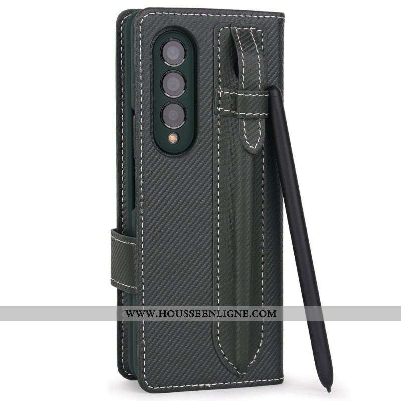 Housse Samsung Galaxy Z Fold 3 5G Coque Détachable Porte-Stylet