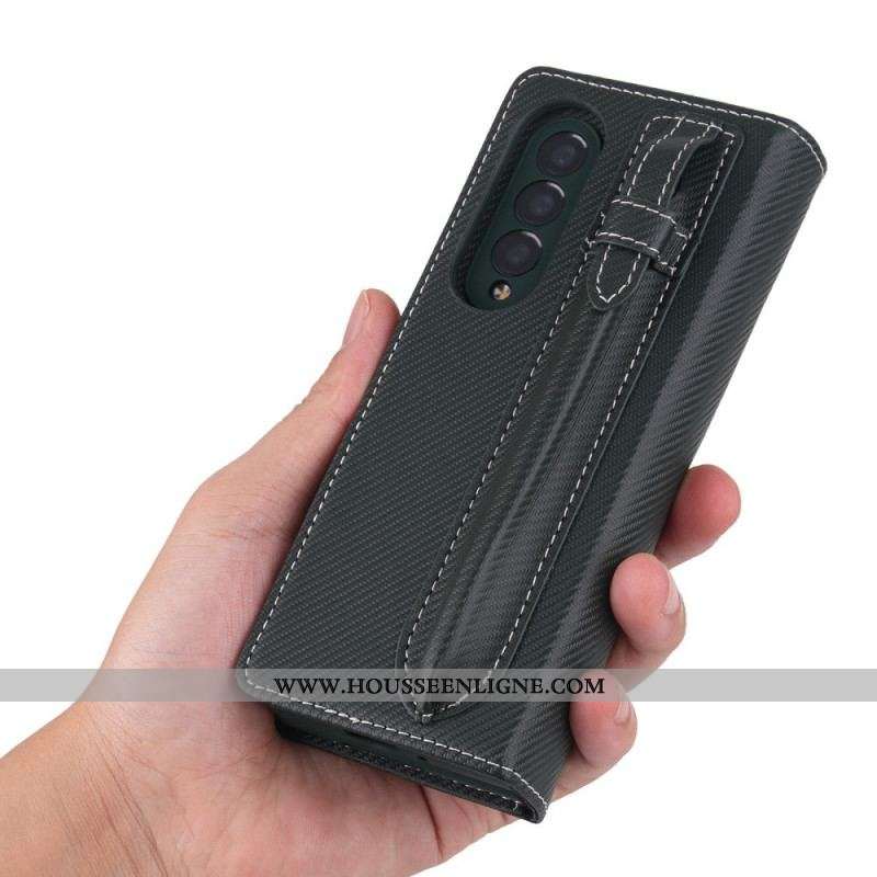 Housse Samsung Galaxy Z Fold 3 5G Coque Détachable Porte-Stylet