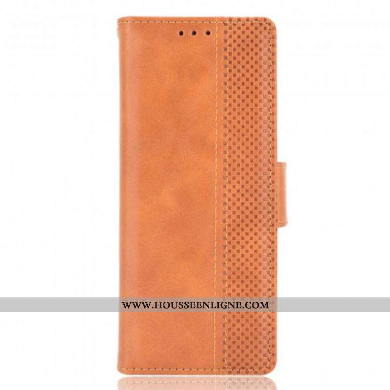 Housse Samsung Galaxy Z Fold 3 5G Effet Cuir Stylisé