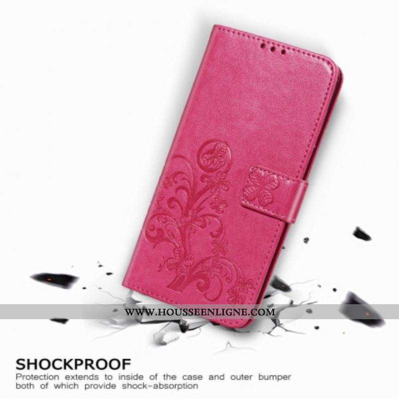 Housse Samsung Galaxy Z Fold 3 5G Fleurs Design avec Lanière