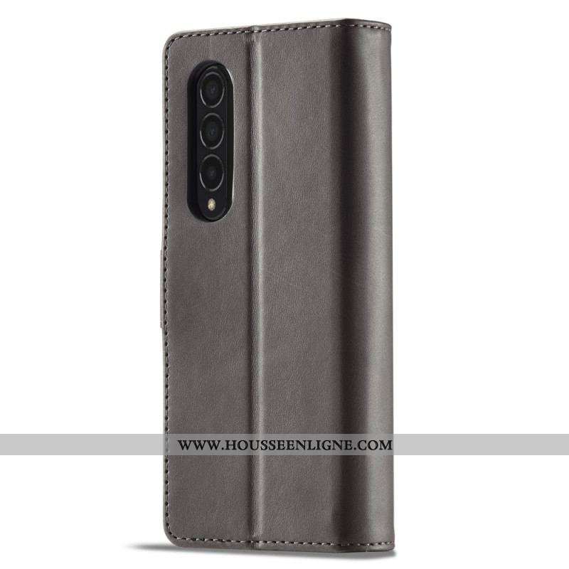 Housse Samsung Galaxy Z Fold 3 5G LC.IMEEKE Effet Cuir