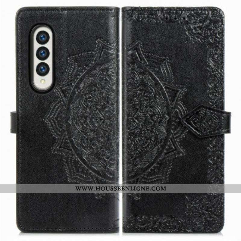 Housse Samsung Galaxy Z Fold 3 5G Mandala Moyen Age