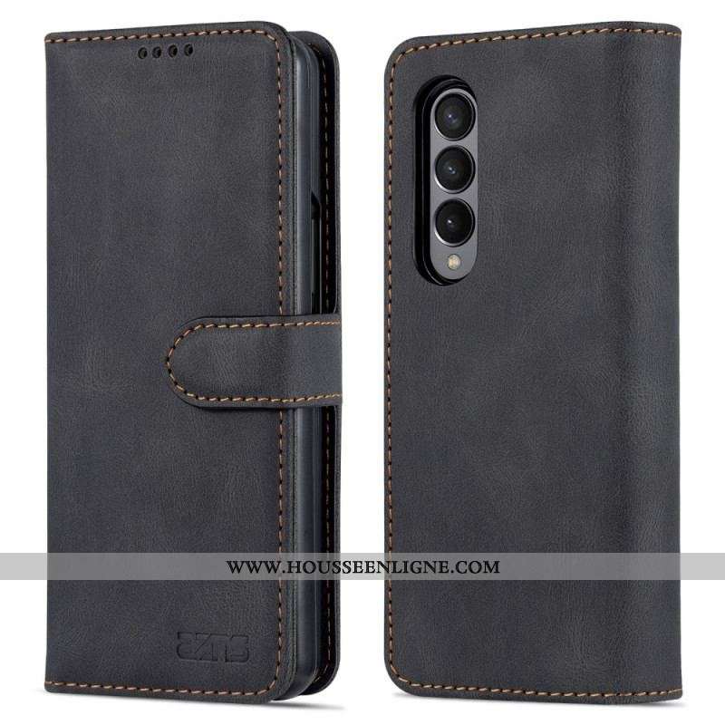Housse Samsung Galaxy Z Fold 3 5G Style Cuir AZNS