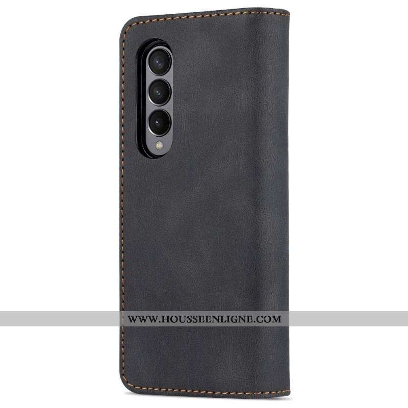 Housse Samsung Galaxy Z Fold 3 5G Style Cuir AZNS