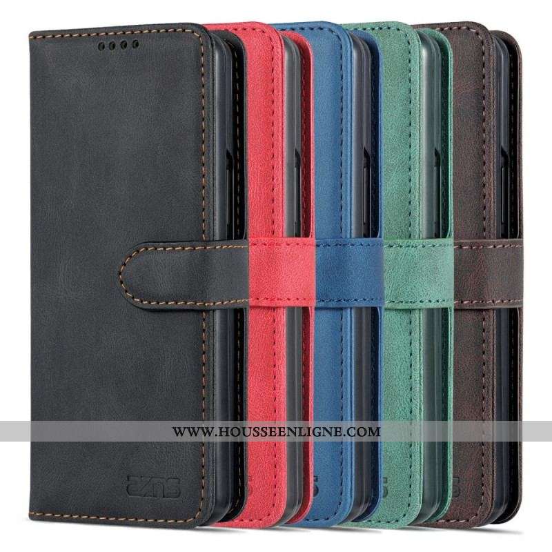 Housse Samsung Galaxy Z Fold 3 5G Style Cuir AZNS