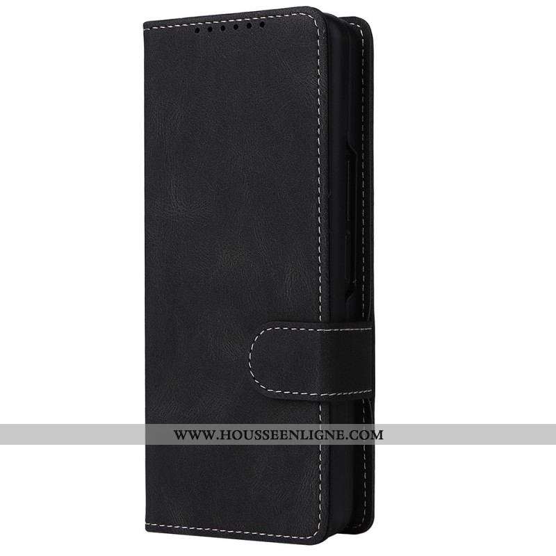 Housse Samsung Galaxy Z Fold 3 5G Vintage Coque Détachable
