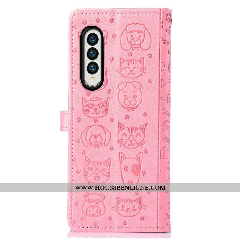 Housse Samsung Galaxy Z Fold 4 Comme Chien et Chat