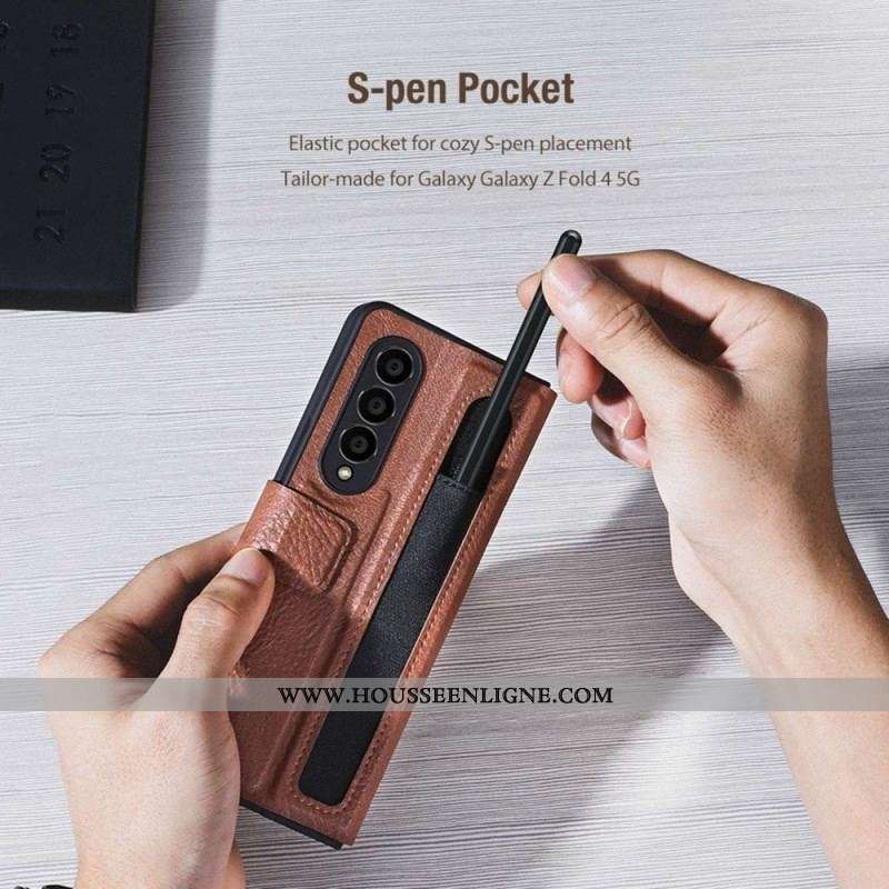 Housse Samsung Galaxy Z Fold 4 NILLKIN Simili Cuir