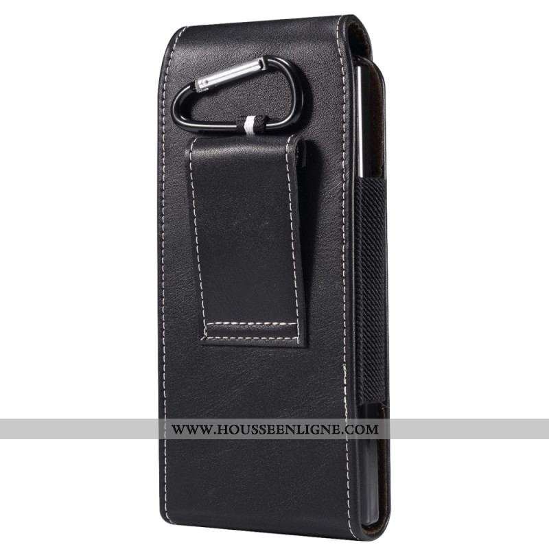 Housse Samsung Galaxy Z Fold 4 Pochette Ceinture Cuir Microfibre
