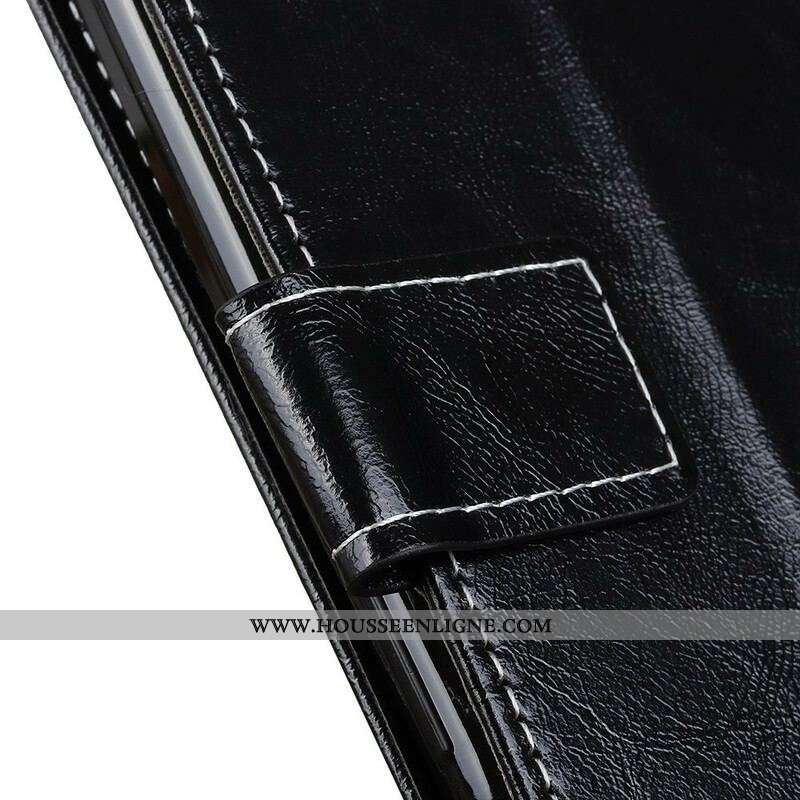 Housse Samung Galaxy A12 / M12 Brillante et Coutures Apparentes