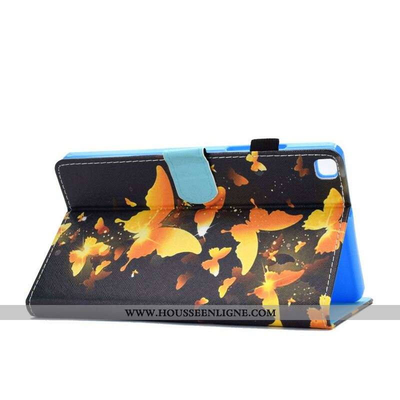 Housse Sasmung Galaxy Tab A7 Lite Papillons Uniques