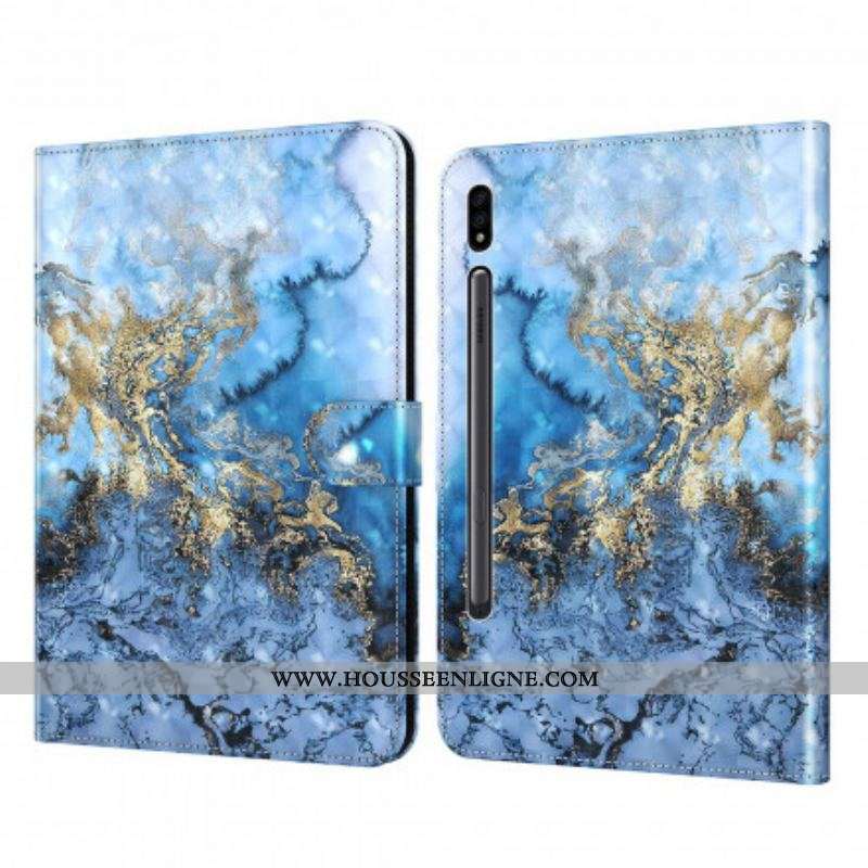Housse Simili Cuir Samsung Galaxy Tab S8 / Tab S7 Mer