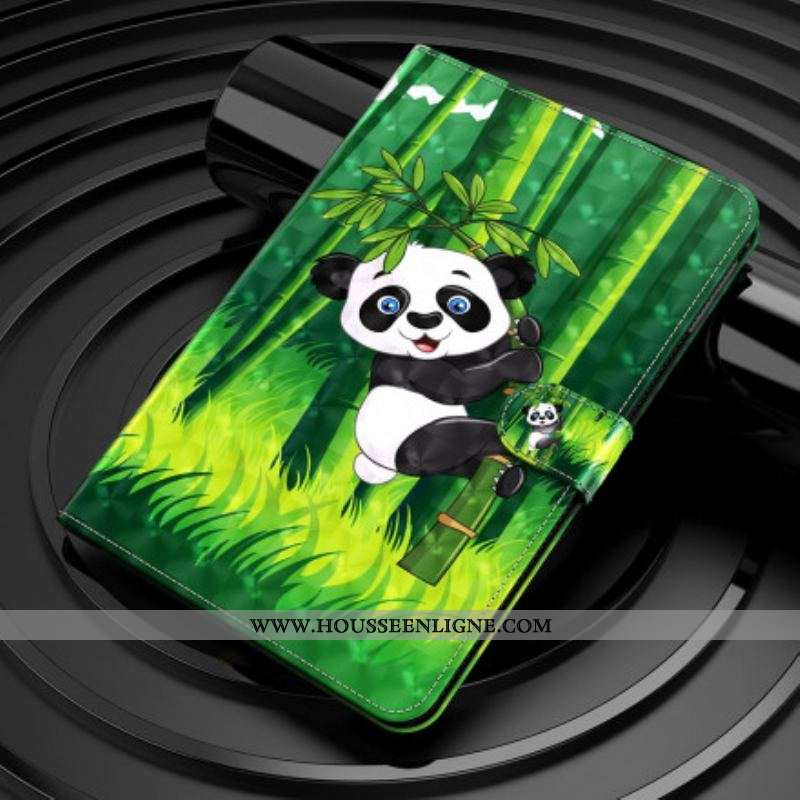 Housse Simili Cuir  Samsung Galaxy Tab S8 / Tab S7 Panda
