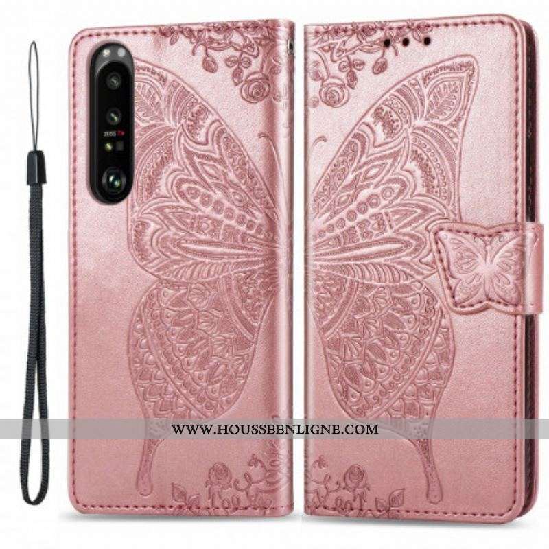 Housse Sony Xperia 1 III Demi Papillons