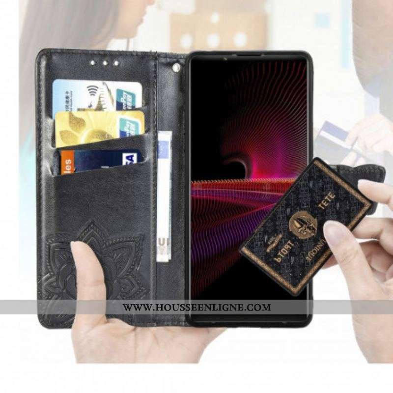 Housse Sony Xperia 1 III Demi Papillons