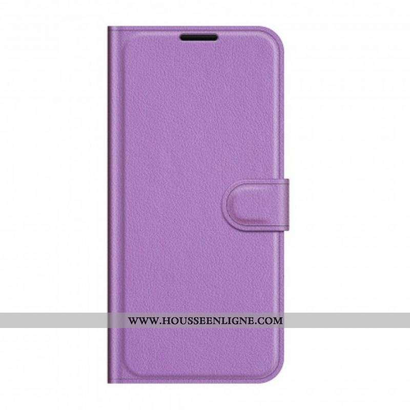 Housse Sony Xperia 1 III Effet Litchi Classique