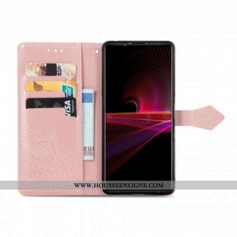 Housse Sony Xperia 1 III Mandala Moyen Age