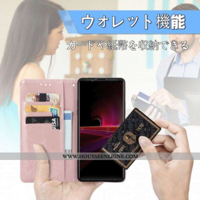 Housse Sony Xperia 1 III Mandala Moyen Age