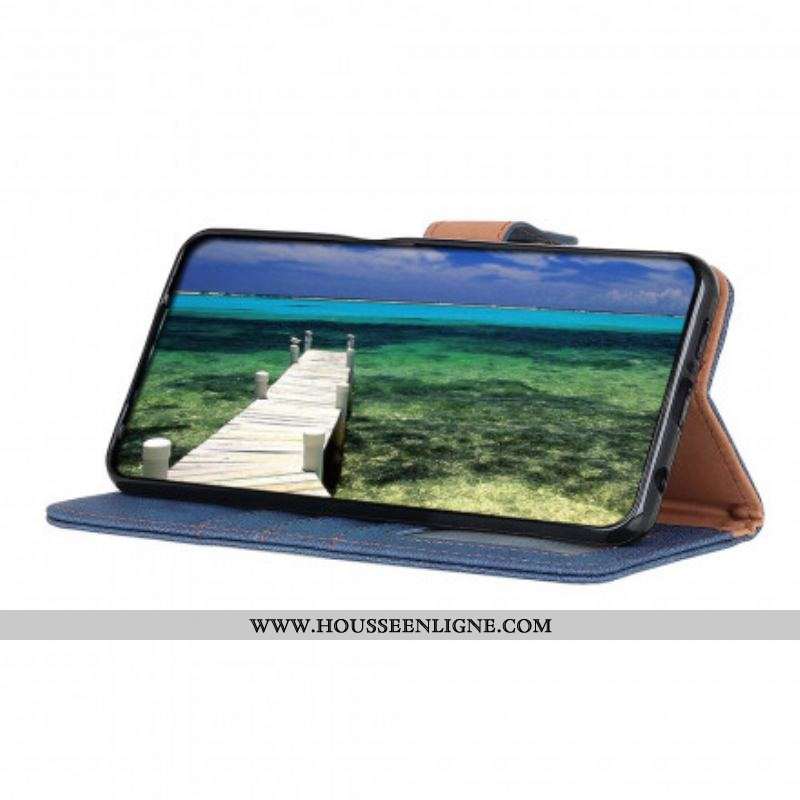 Housse Sony Xperia 1 III Simili Cuir Fendu Rétro KHAZNEH