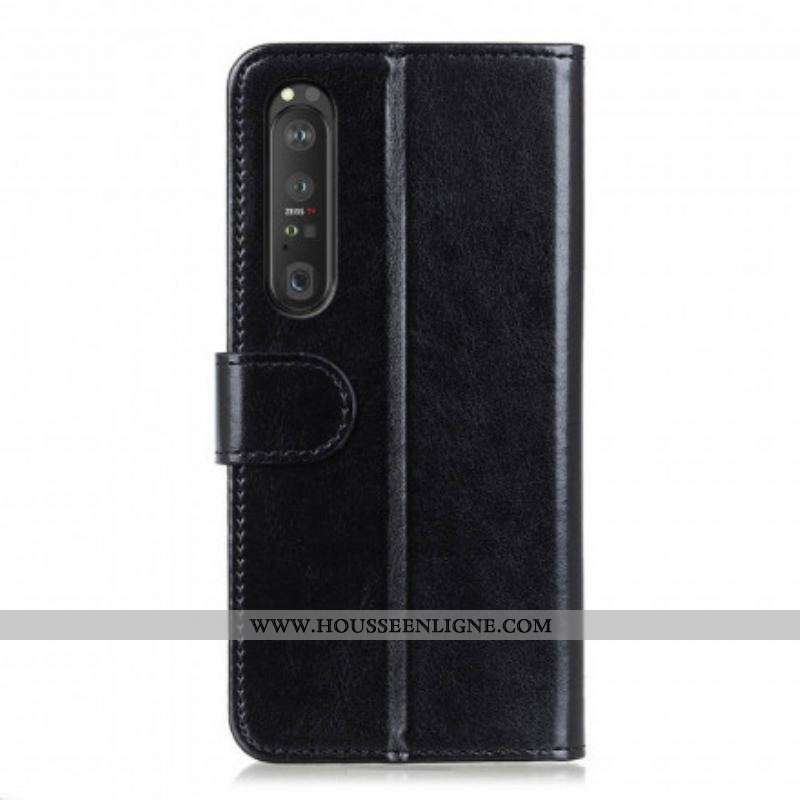 Housse Sony Xperia 1 III Simili Cuir Finesse