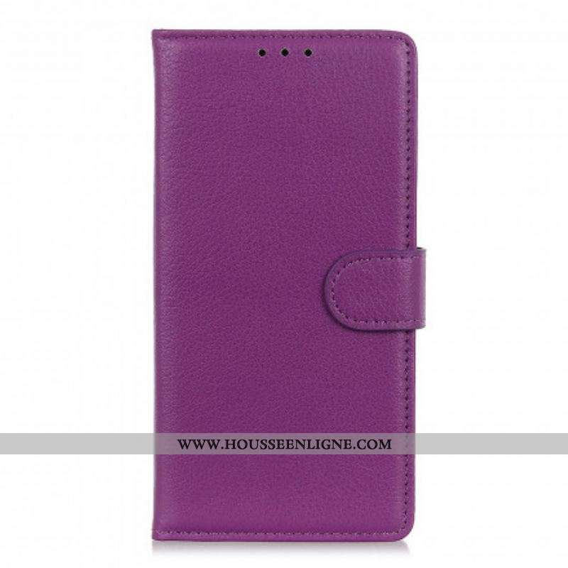 Housse Sony Xperia 1 III Simili Cuir Litchi