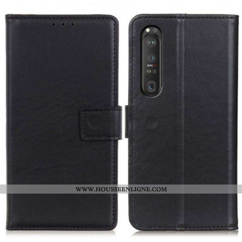 Housse Sony Xperia 1 III Simili Cuir Simple