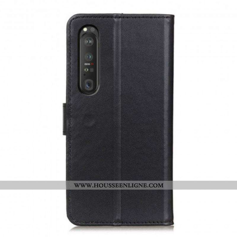 Housse Sony Xperia 1 III Simili Cuir Simple