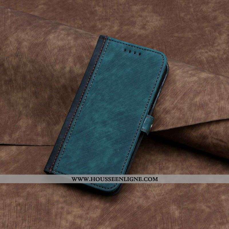 Housse Sony Xperia 1 IV Bicolore avec Lanière