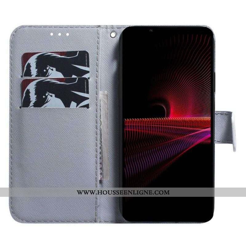 Housse Sony Xperia 1 IV Chien à Lanière
