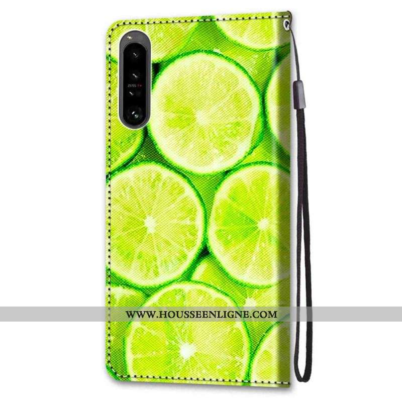 Housse Sony Xperia 1 IV Citrons Verts