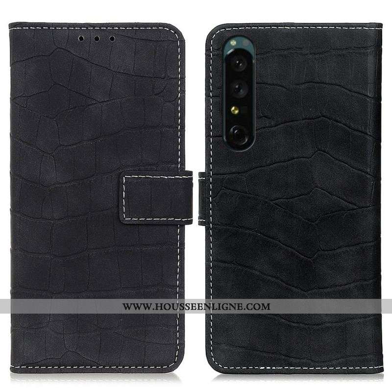 Housse Sony Xperia 1 IV Crocodile