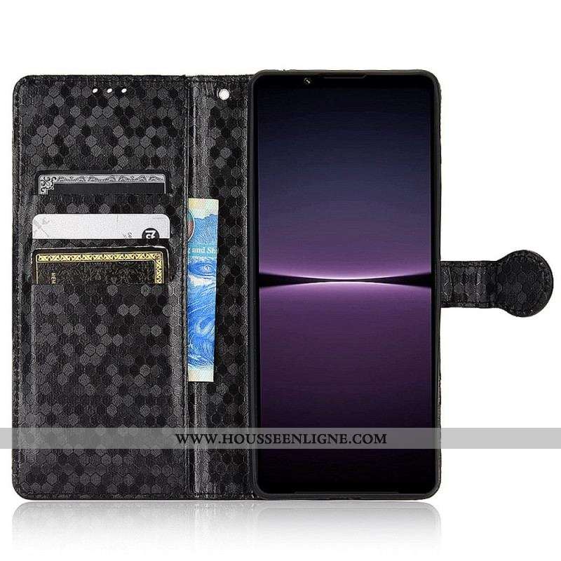 Housse Sony Xperia 1 IV Design 3D à Lanière