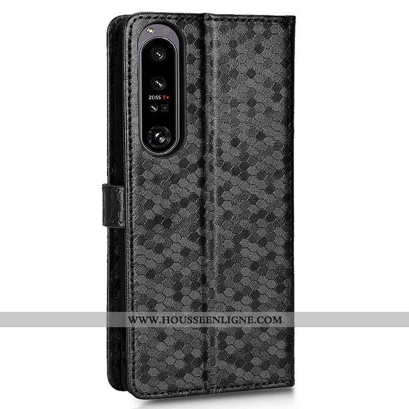 Housse Sony Xperia 1 IV Design 3D à Lanière