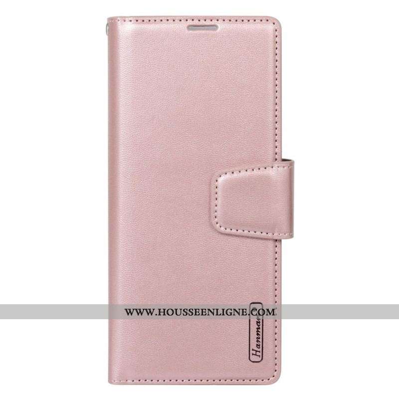 Housse Sony Xperia 1 IV Effet Cuir HANMAN