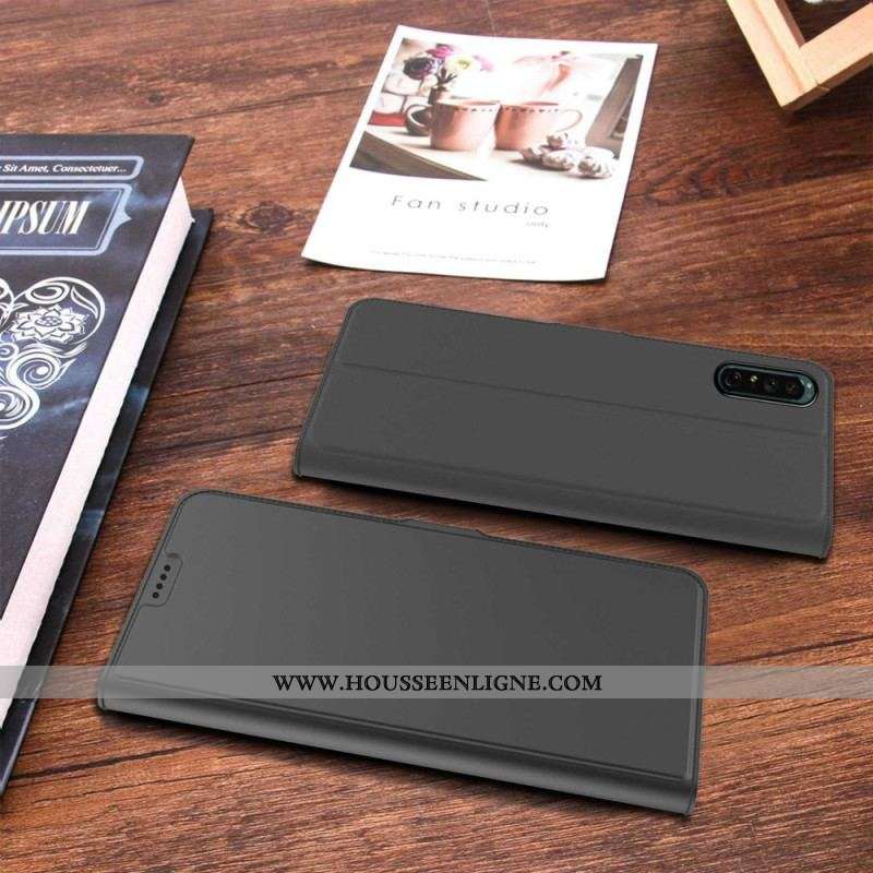 Housse Sony Xperia 1 IV Effet Cuir Slim