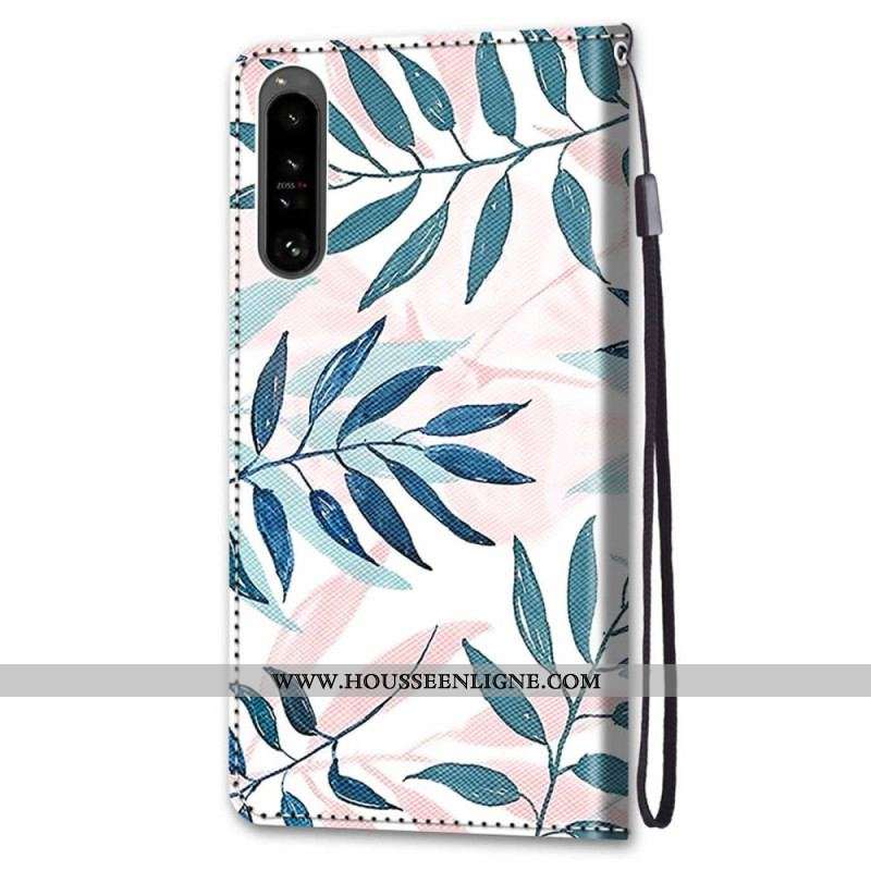Housse Sony Xperia 1 IV Graphique avec Lanière