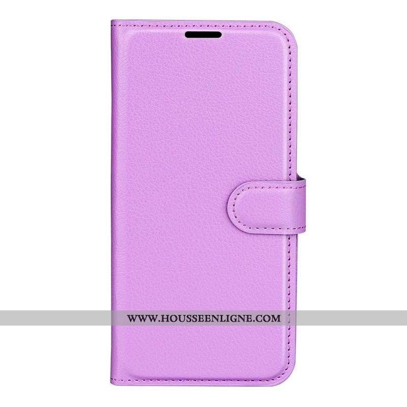 Housse Sony Xperia 1 IV Litchi Classique
