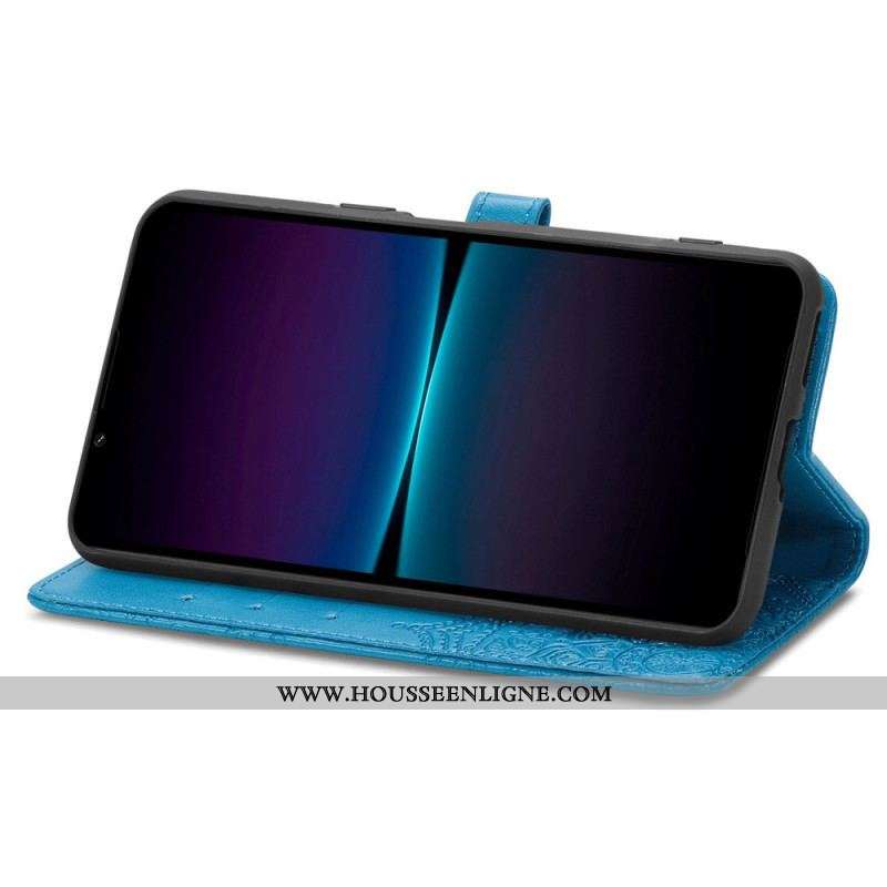 Housse Sony Xperia 1 IV Mandala Soleil avec Lanière