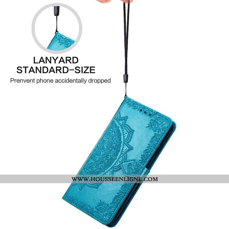 Housse Sony Xperia 1 IV Mandala Soleil avec Lanière