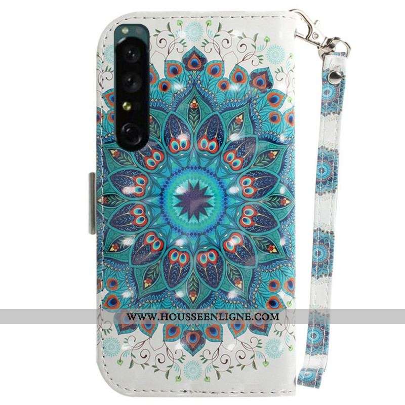 Housse Sony Xperia 1 IV Mandala à Lanière