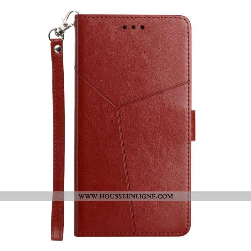 Housse Sony Xperia 1 IV Motif Y à Lanière