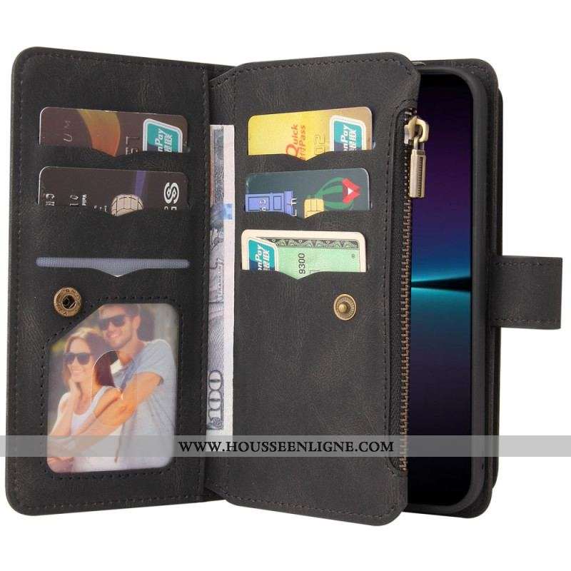 Housse Sony Xperia 1 IV Multi-fonctions Porte-Cartes