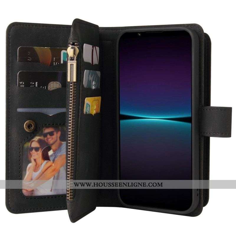 Housse Sony Xperia 1 IV Multi-fonctions Porte-Cartes