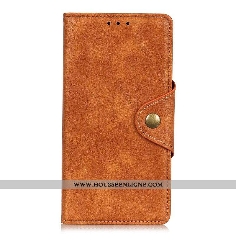 Housse Sony Xperia 1 IV Simili Cuir Bouton