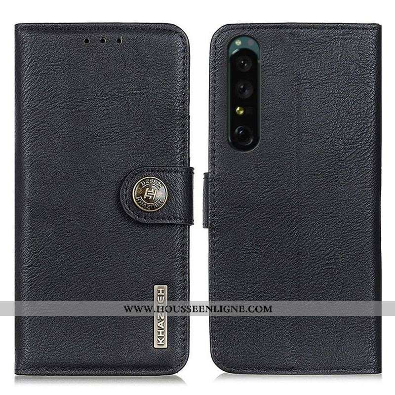 Housse Sony Xperia 1 IV Simili Cuir KHAZNEH