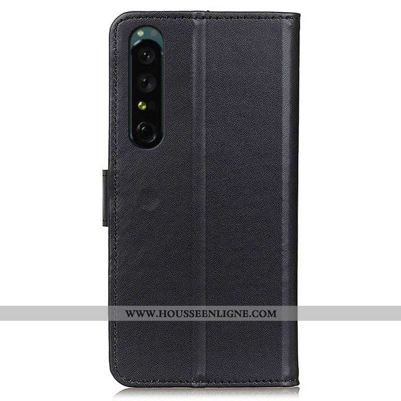 Housse Sony Xperia 1 IV Simili Cuir Simple