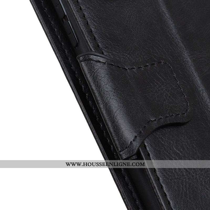 Housse Sony Xperia 1 IV Style Cuir Fermoir Réversible