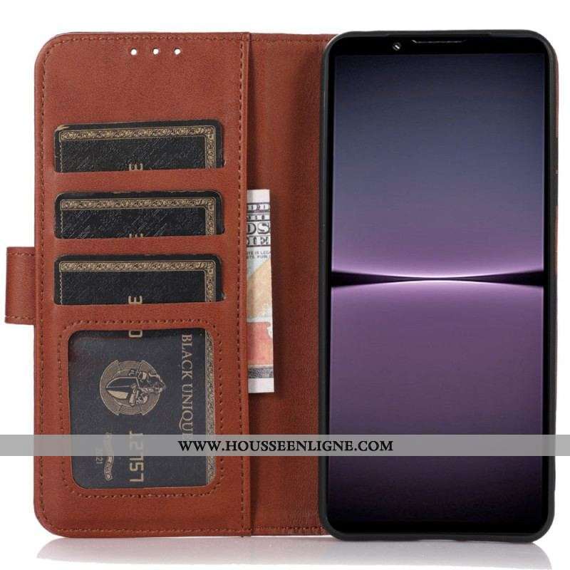 Housse Sony Xperia 1 IV Style Cuir