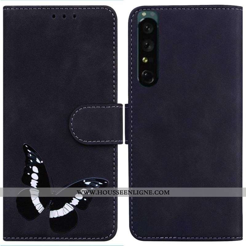 Housse Sony Xperia 1 IV Vintage Papillon